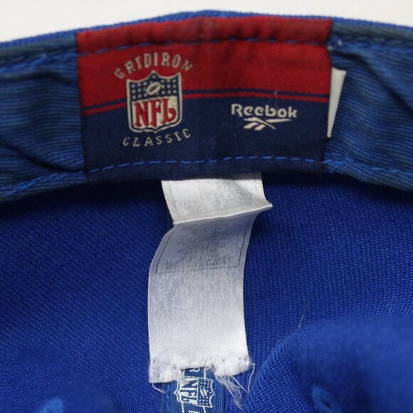 Buffalo Bills Hat Mens Large - XL Blue Reebok Gridiron Classic NFL Baseball Cap - Picture 8 of 10